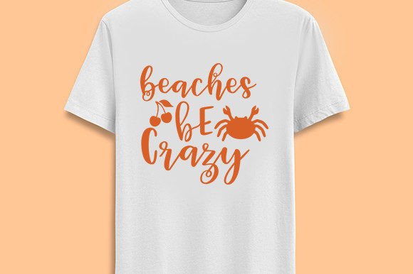 Download BEACH Typhography Svg T-Shirt  Design - Typhography Collection