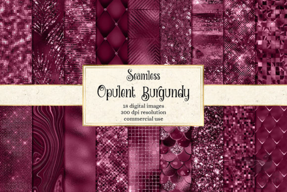 Download Opulent Burgundy Textures - Opulent Collection