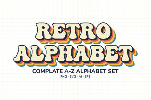 Download Colorful Font SVG, Colorful Alphabet SVG - Colorful Collection